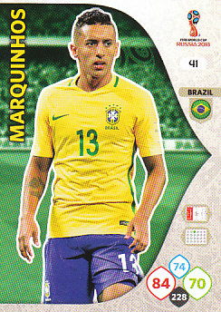Marquinhos Brazil Panini 2018 World Cup #41